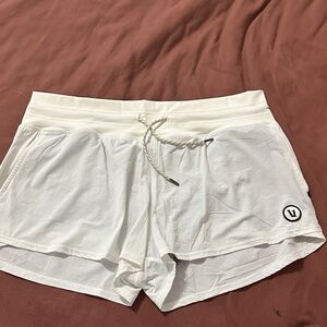 Vuori Women's White Athletic Shorts